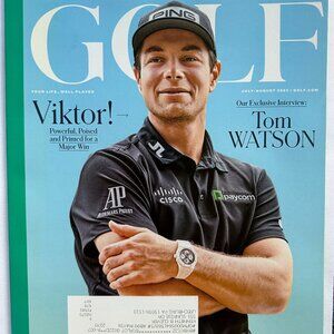 Golf Magazine June/August 2023 Viktor Hovland The Open Preview With Label